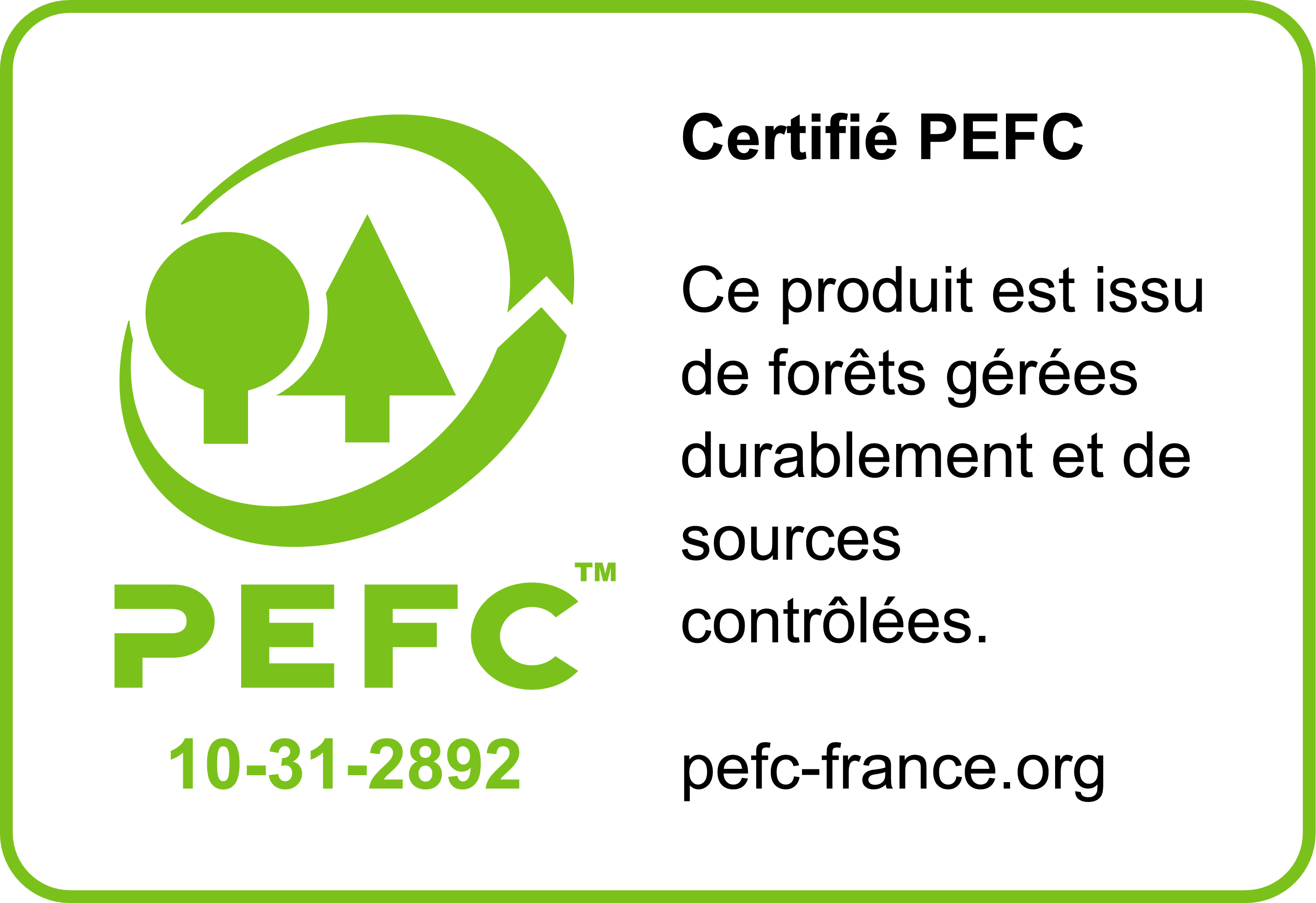 Bûche de ramonage avec garantie R.C et certificat, PYROFEU
